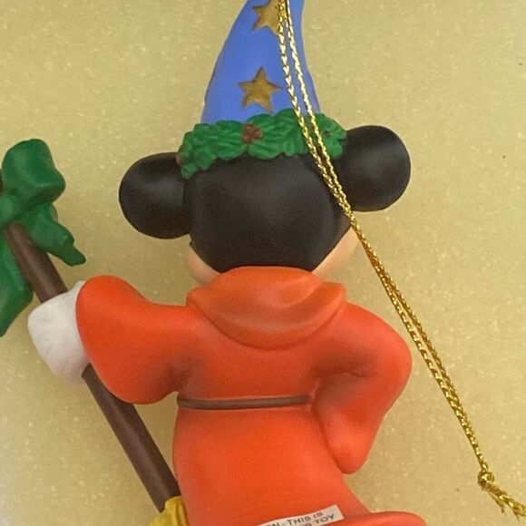 Grolier Disney President's Edition Mickey Mouse from Fantasia Ornament with Box - Picture 4 of 8